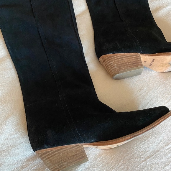 Free People Black Heeled Boots - Picture 6 of 10